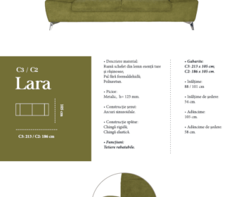 Canapea Lara C2 / C3
