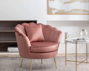 Fotoliu Andaluzia, 80x88x81 cm, Roz