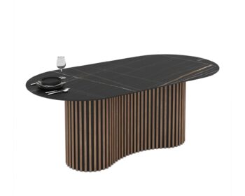 Masa dining cu Riflaje OSCAR 200