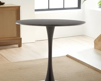 Masa Rotunda Marseille, Ø90 cm Neagra