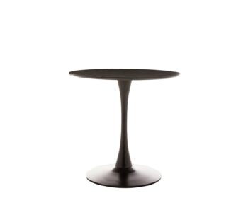 Masa Rotunda Marseille, Ø90 cm Neagra