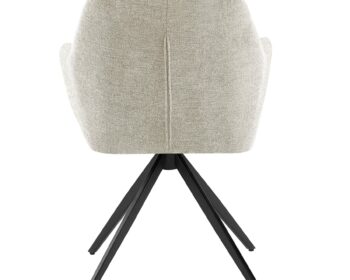 Scaun Mesola, Metal/Stofa, Beige