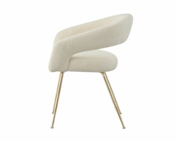 Scaun Seul, 58x57x77 cm, Stofa Boucle Beige